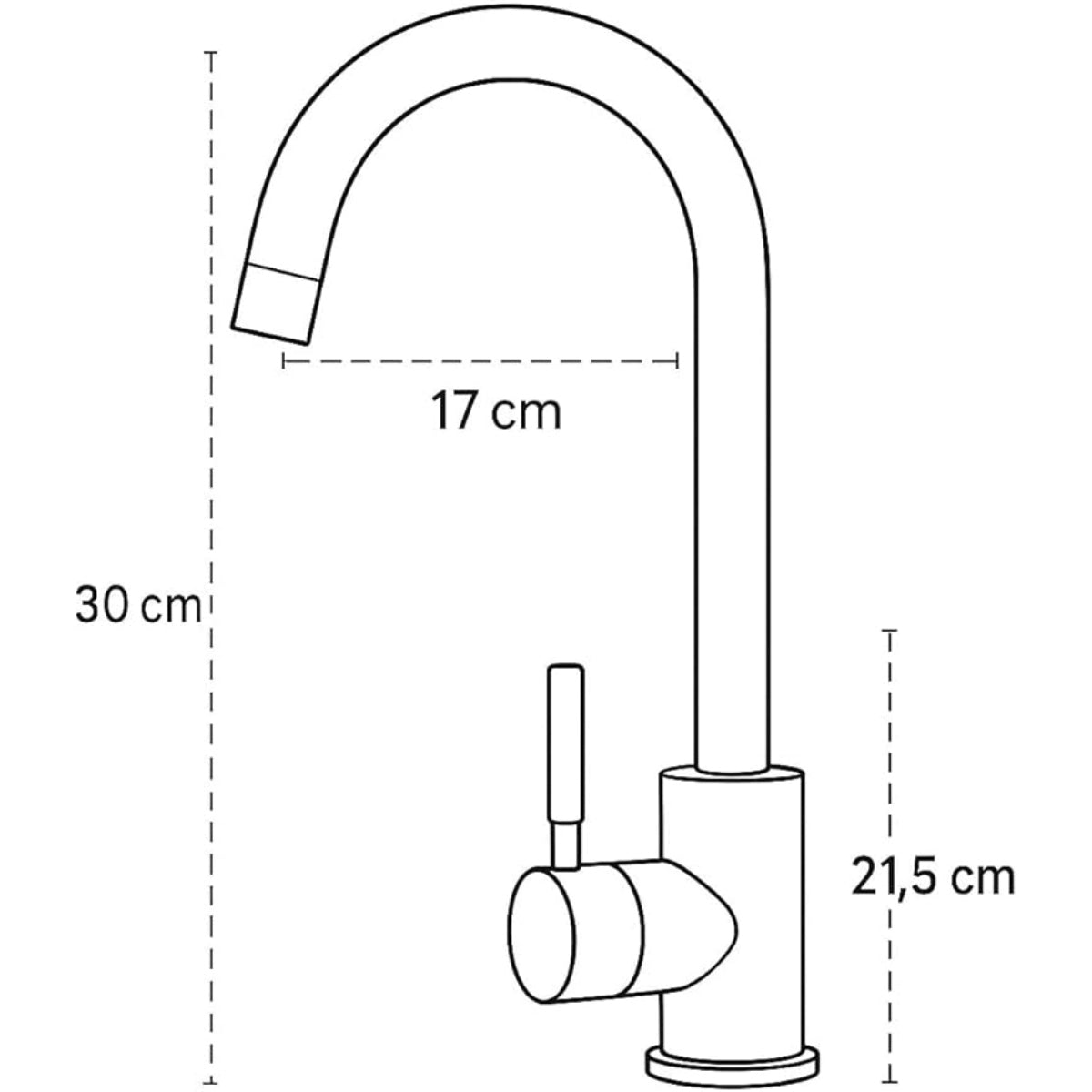 Granitspüle 100x50 cm – 1,5 Becken mit Abtropffläche beidseitig montierbar, inkl. Armatur & Siphon-Set