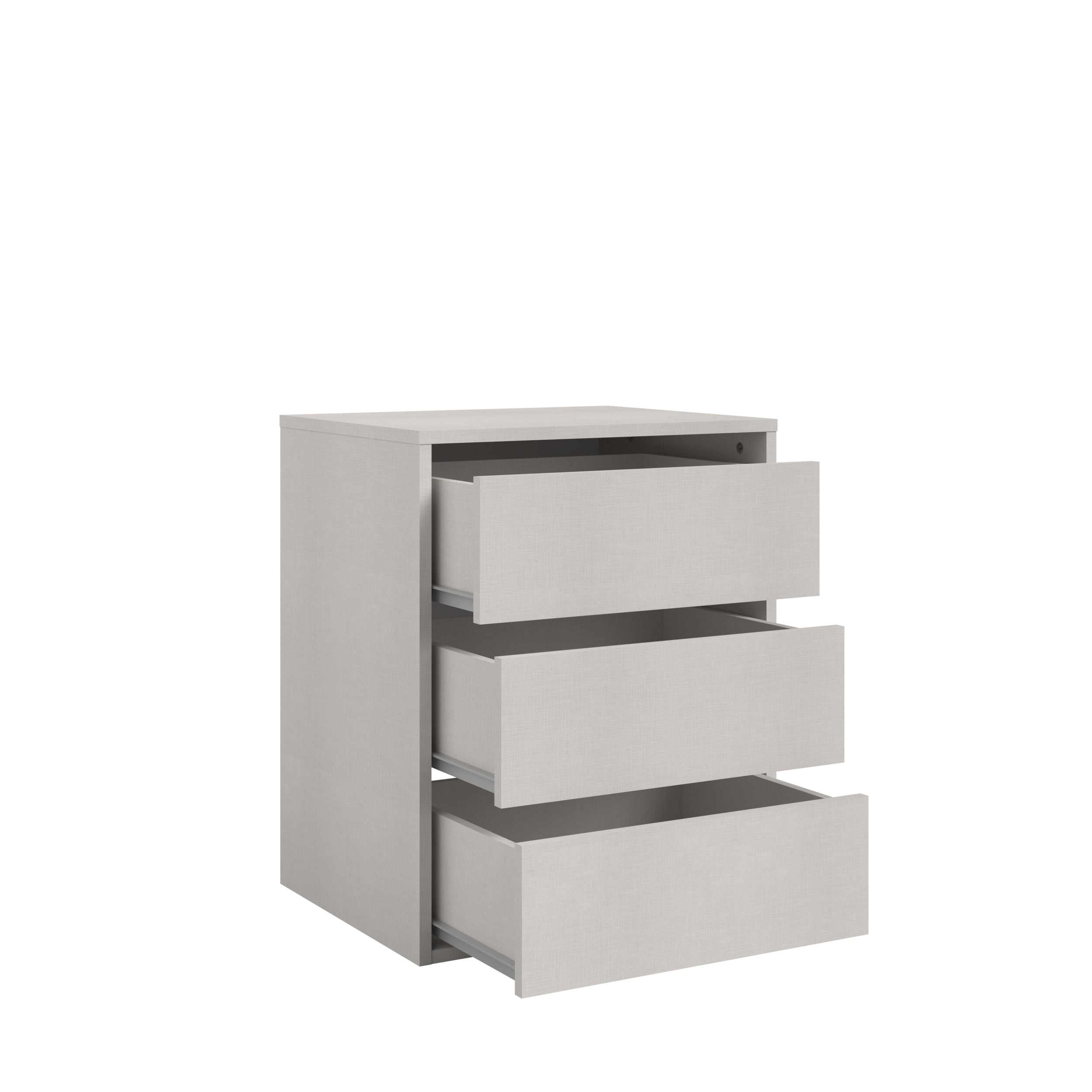 Parisot Swing 18 Kleiderschrank Eiche mit Spiegeltür links, Schiebetüren, Soft-Close & 3 Schubkästen – 178 cm