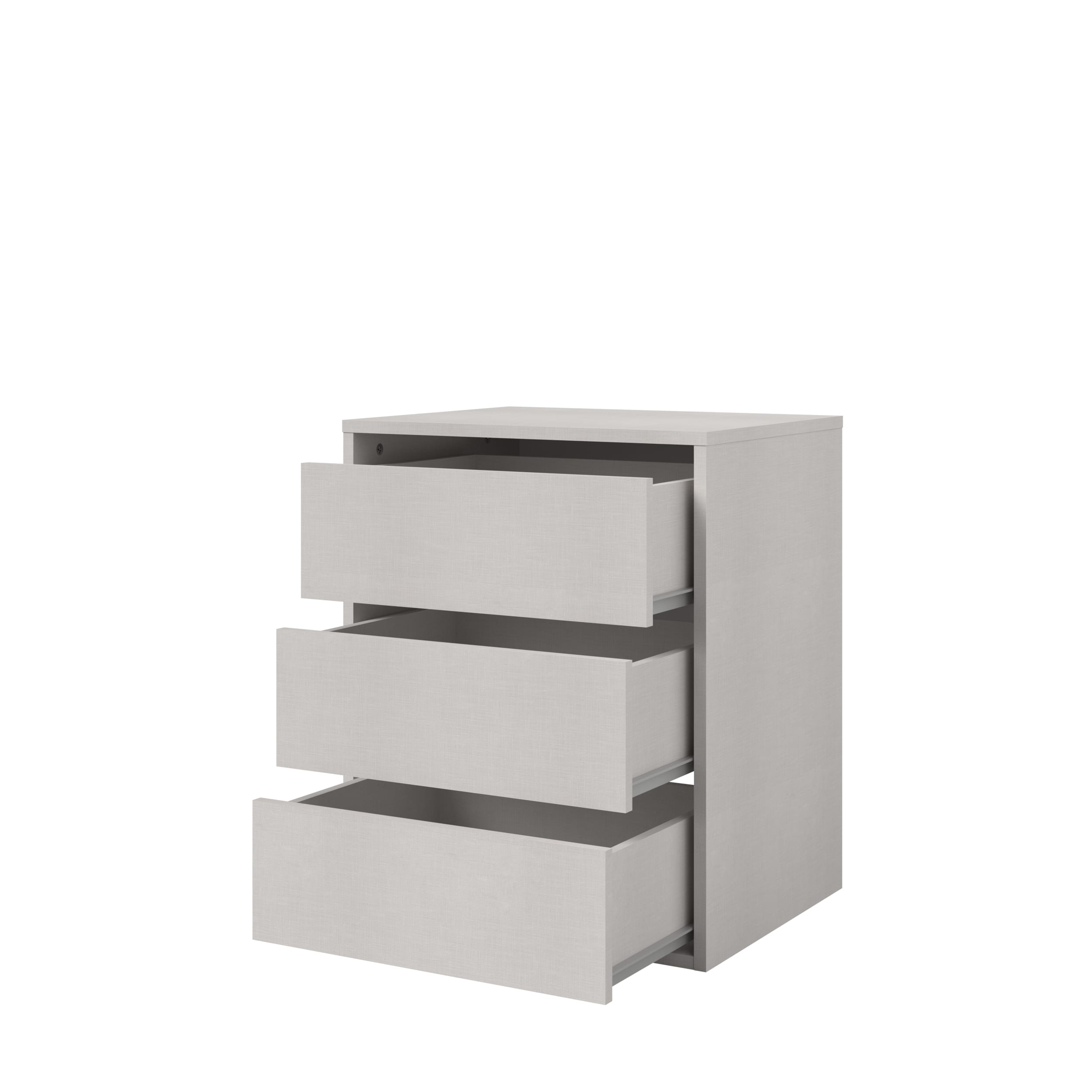 Parisot Swing 18 Kleiderschrank Eiche mit Spiegeltür links, Schiebetüren, Soft-Close & 3 Schubkästen – 178 cm
