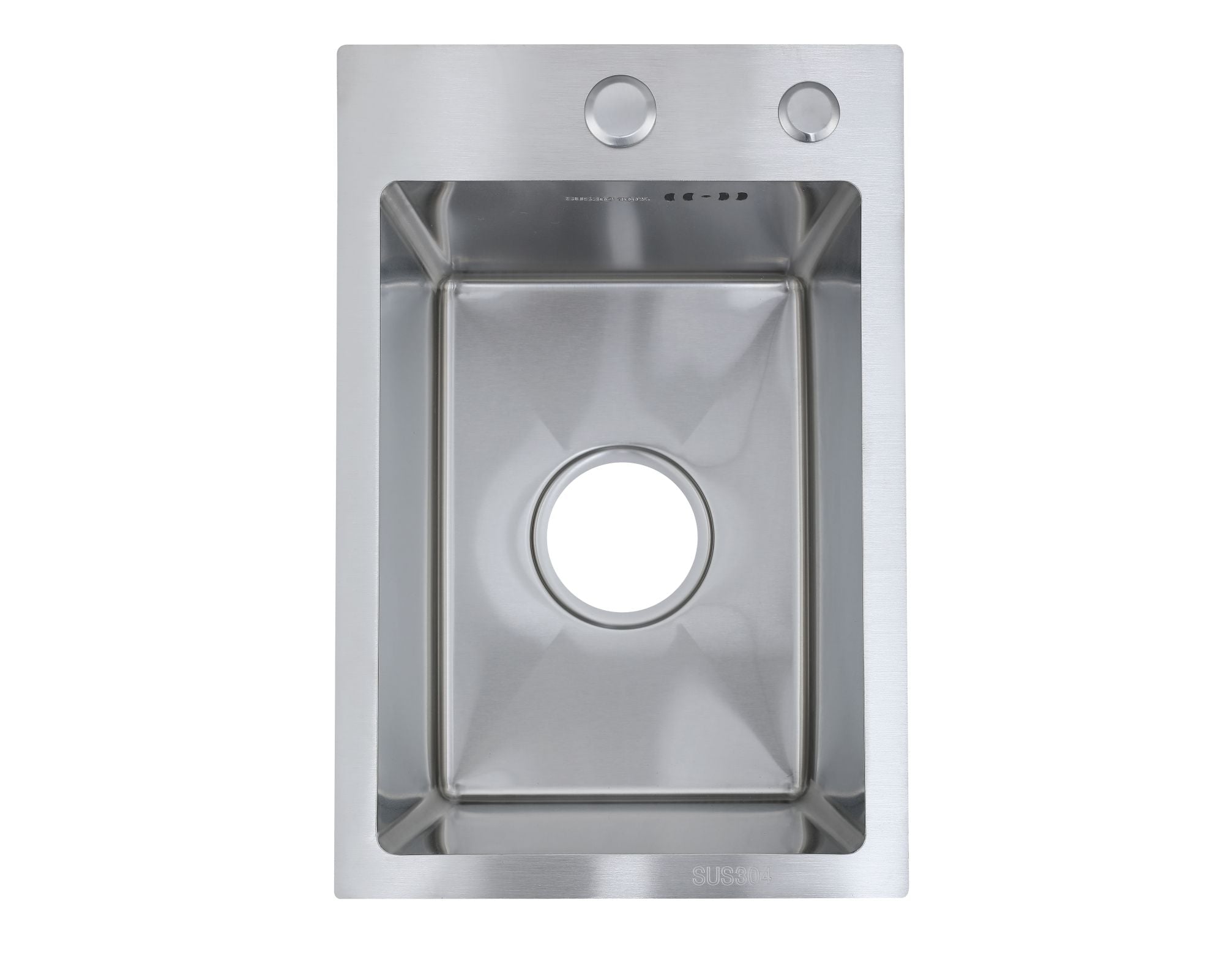 Faizee Home Future Serie Edelstahlspüle Silber mit Spülkorb, Seifenspender & Armaturenauswahl